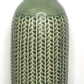 Green Pattern Ceramic Vase 38cm