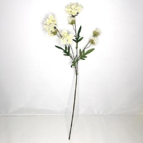 Ivory Wild Flower Spray 68cm