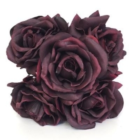 Burgundy Rose Bundle 25cm