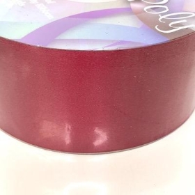 Radiant Claret Poly Ribbon 91m