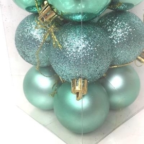 Mint Green Bauble 5cm x 12