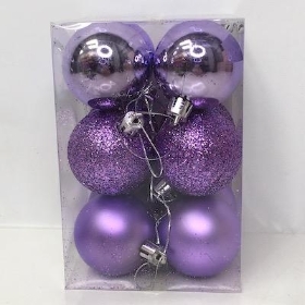 Lilac Bauble 5cm x 12