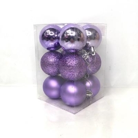 Lilac Bauble 5cm x 12