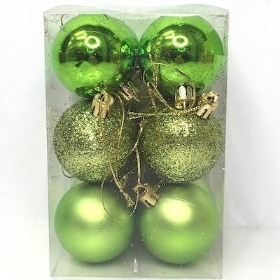 Green Bauble 5cm x 12