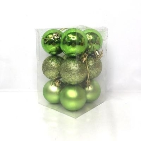 Green Bauble 5cm x 12